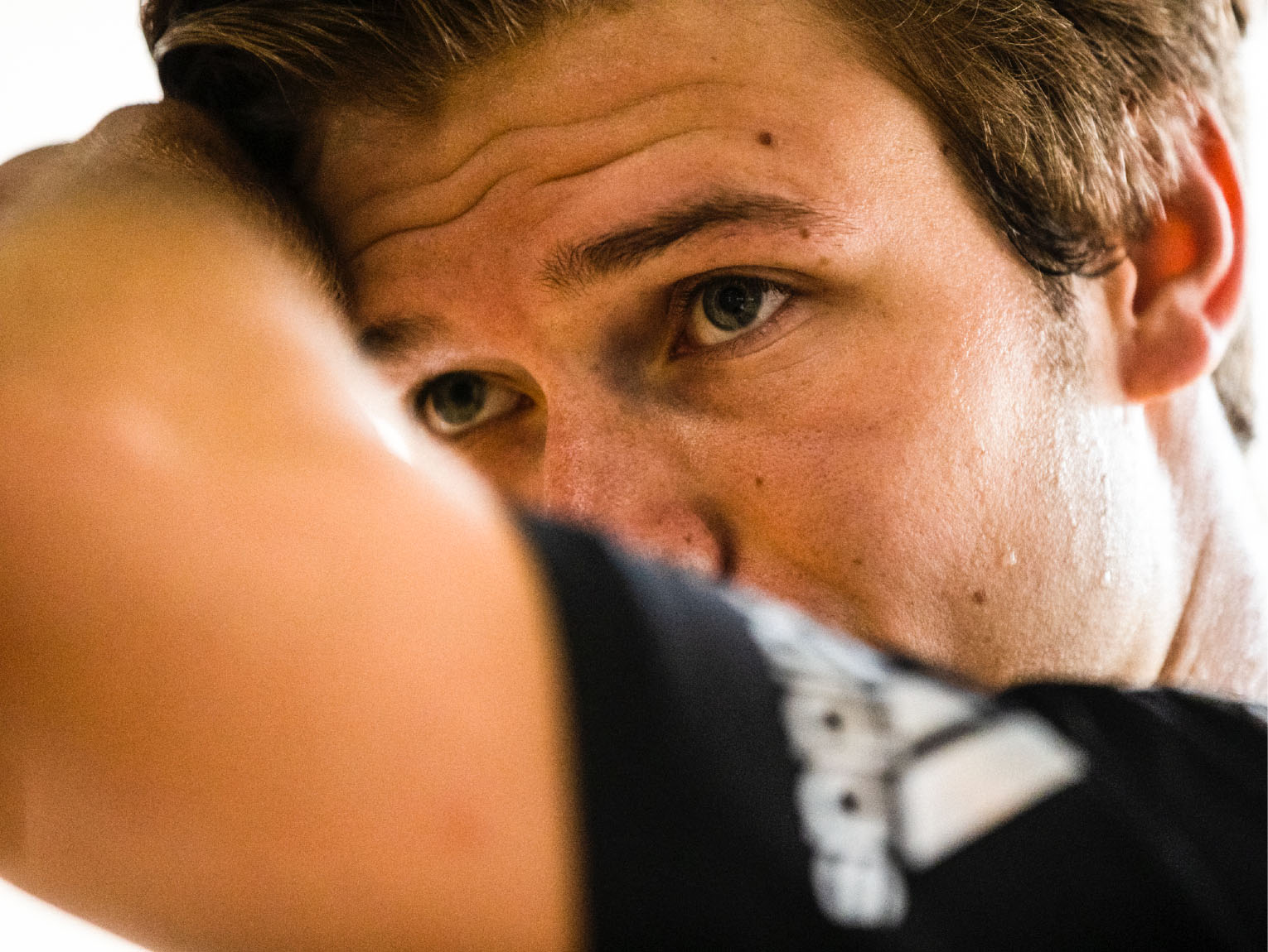 Person doing sports in adidas clothing (photo)